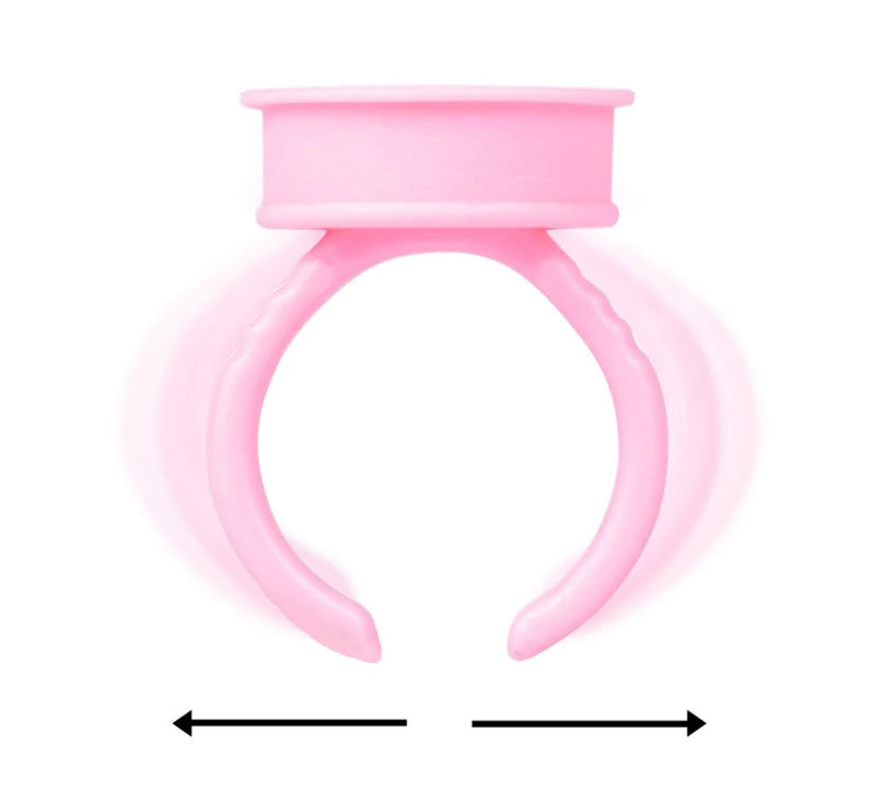 PINK FINGER RINGS - 100PCS