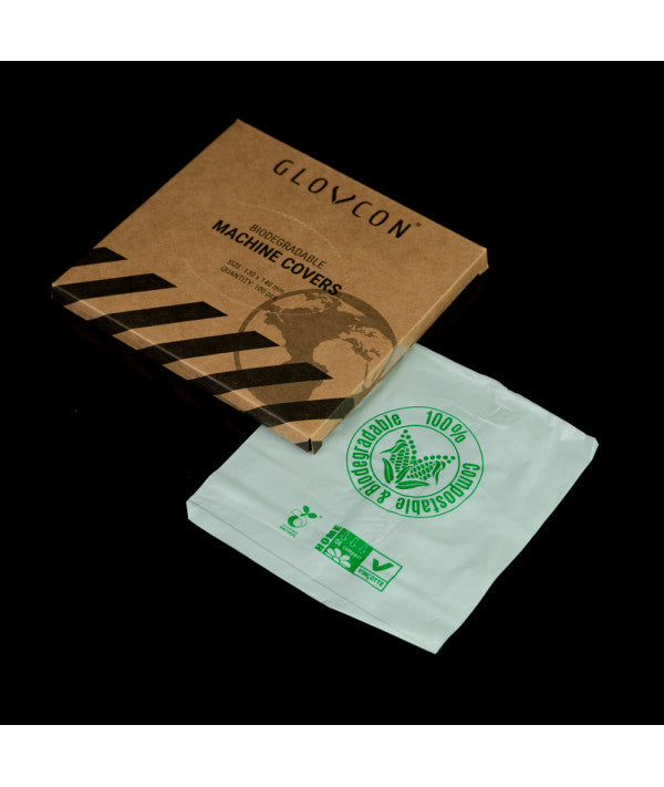 BIODEGRADABLE MACHINE COVERS 13 X 14CM - 100PCS