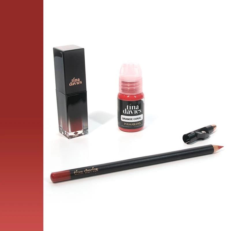 I 💋 INK Lip Trios - Orange Coral